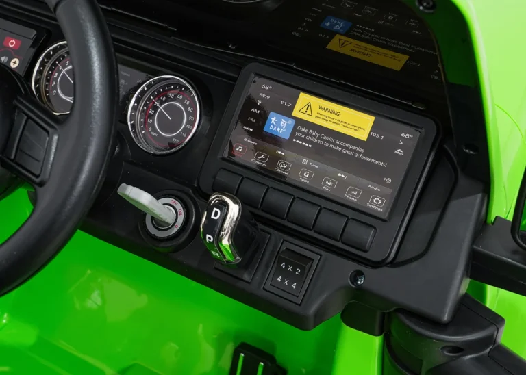 Dječji Jeep Wrangler Rubicon Lift Zeleni Auto Na Akumulator 20