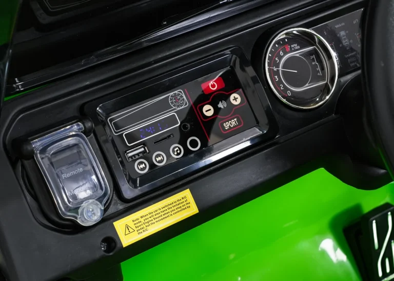 Dječji Jeep Wrangler Rubicon Lift Zeleni Auto Na Akumulator 21