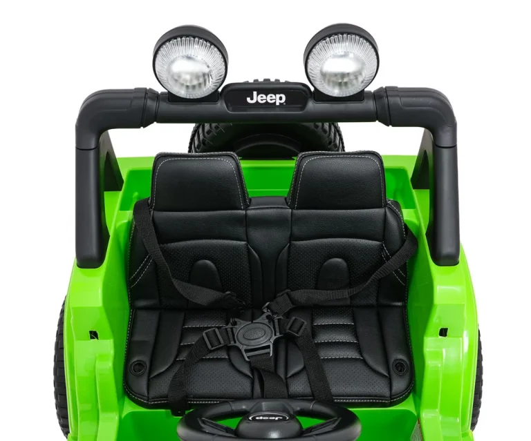 Dječji Jeep Wrangler Rubicon Lift Zeleni Auto Na Akumulator 22