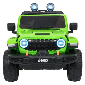 Dječji Jeep Wrangler Rubicon Lift Zeleni Auto Na Akumulator 3