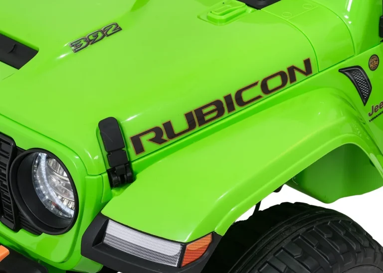 Dječji Jeep Wrangler Rubicon Lift Zeleni Auto Na Akumulator 31