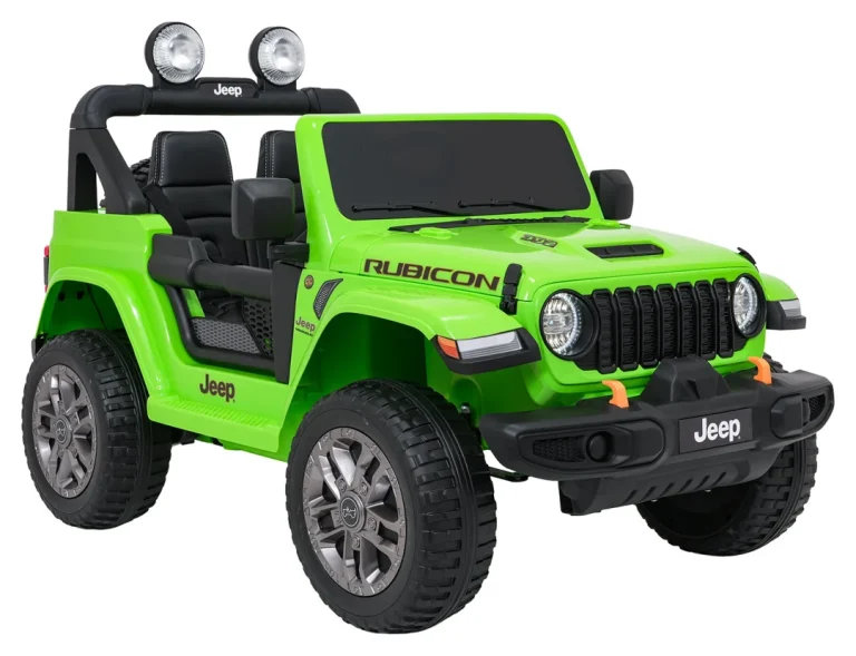 Dječji Jeep Wrangler Rubicon Lift Zeleni Auto Na Akumulator 5