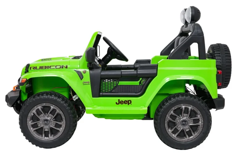 Dječji Jeep Wrangler Rubicon Lift Zeleni Auto Na Akumulator 6