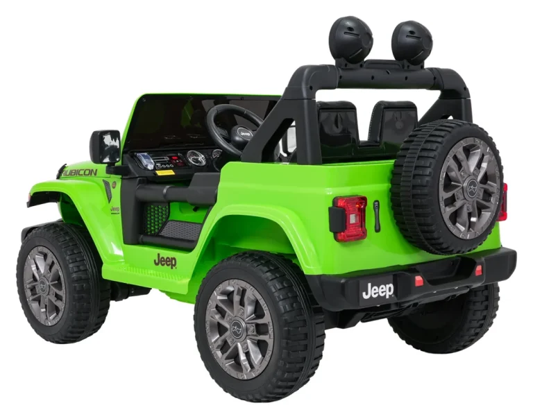 Dječji Jeep Wrangler Rubicon Lift Zeleni Auto Na Akumulator 8