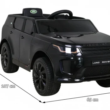 Dječji Land Rover Discovery Sport Crni Suv + Daljinski Upravljač, Crna 2