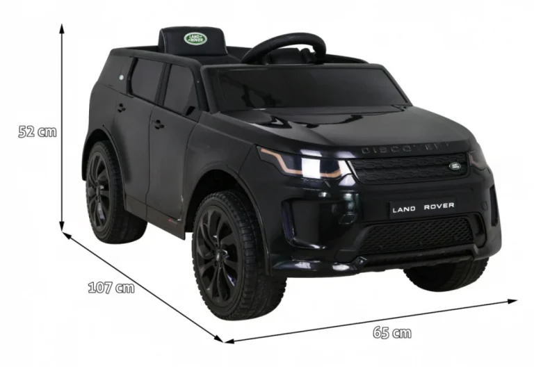 Dječji Land Rover Discovery Sport Crni Suv + Daljinski Upravljač, Crna 2