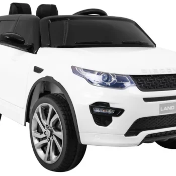 Dječji Land Rover Discovery Bijeli + Daljinski Upravljač + Pojas S 5 Točaka + Podešavanje, Bijela 11