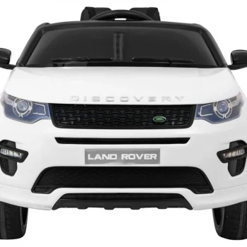 Dječji Land Rover Discovery Bijeli + Daljinski Upravljač + Pojas S 5 Točaka + Podešavanje, Bijela 3