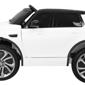 Dječji Land Rover Discovery Bijeli + Daljinski Upravljač + Pojas S 5 Točaka + Podešavanje, Bijela 4
