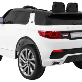 Dječji Land Rover Discovery Bijeli + Daljinski Upravljač + Pojas S 5 Točaka + Podešavanje, Bijela 5
