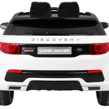 Dječji Land Rover Discovery Bijeli + Daljinski Upravljač + Pojas S 5 Točaka + Podešavanje, Bijela 6