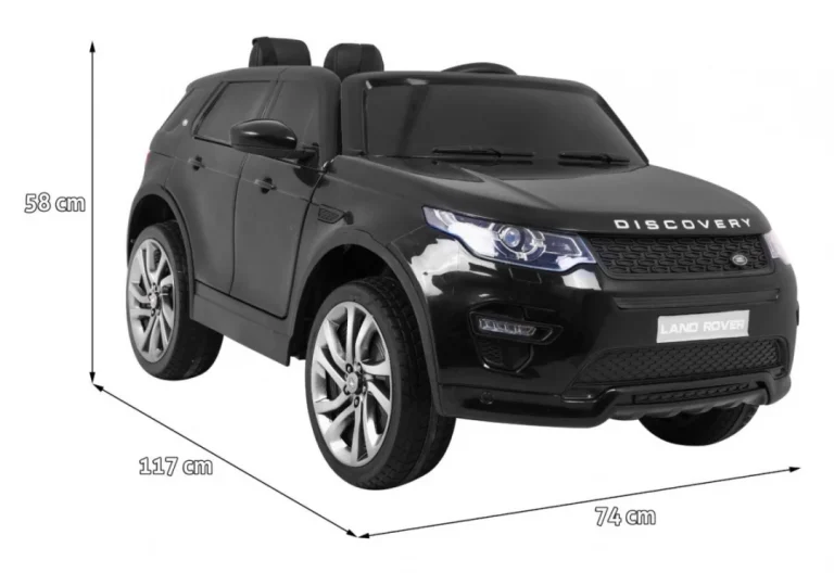 Dječji Land Rover Discovery Crni Suv + Daljinski Upravljač, Crna 2