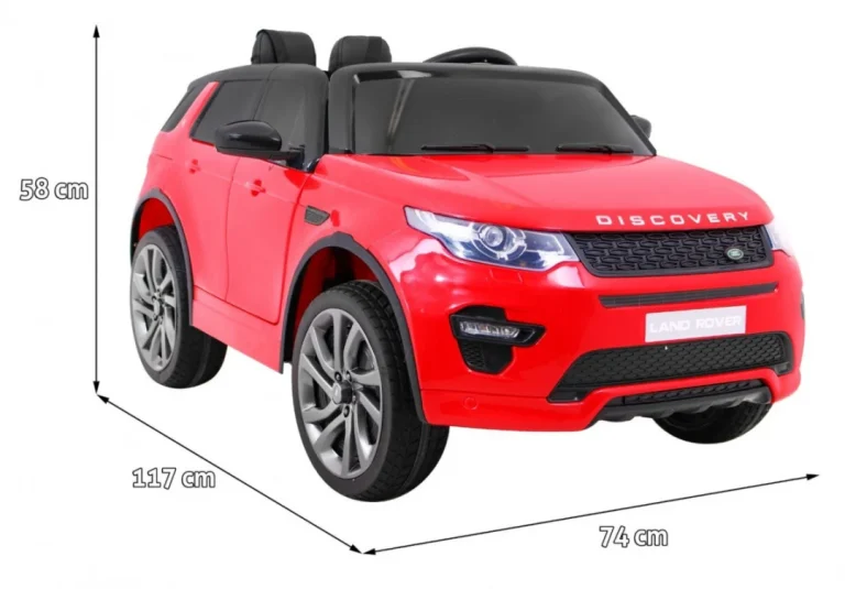 Dječji Land Rover Discovery Crveni Suv + Daljinski Upravljač, Crvena 2