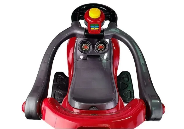 Dječji Auto Za Guranje S Ručkom Za Roditelje Mega Autić 3 U 1 Crveni 8
