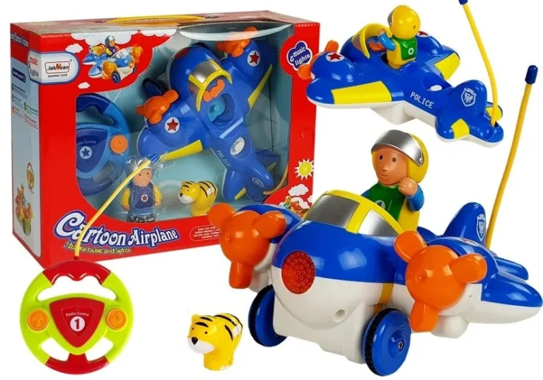 Dječji Avion Na Daljinsko Upravljanje S Volanom, Plavi 1