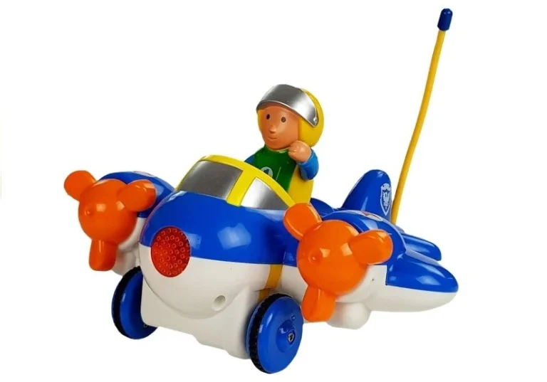 Dječji Avion Na Daljinsko Upravljanje S Volanom, Plavi 2