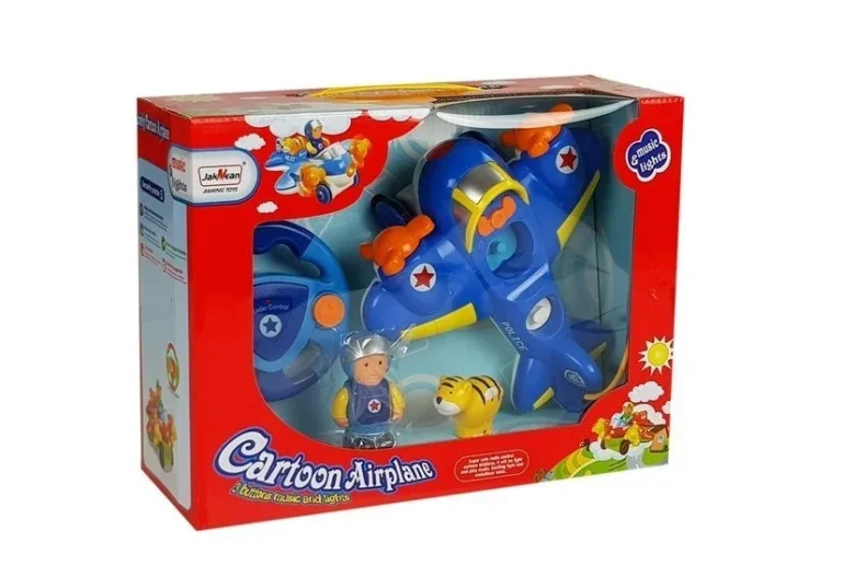 Dječji Avion Na Daljinsko Upravljanje S Volanom, Plavi 5