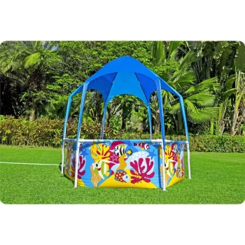 Dječji Bazen S Okvirom I Krovom 183 X 51 Cm Bestway 5618t 10
