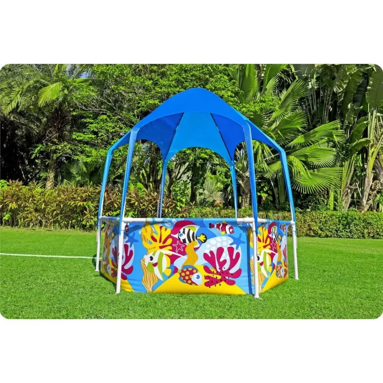Dječji Bazen S Okvirom I Krovom 183 X 51 Cm Bestway 5618t 10