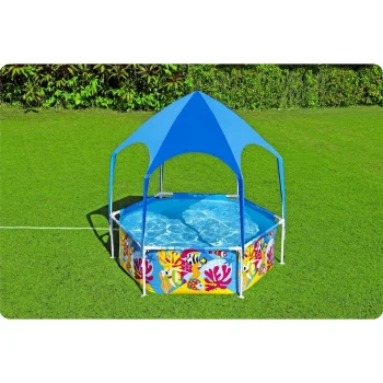 Dječji Bazen S Okvirom I Krovom 183 X 51 Cm Bestway 5618t 8