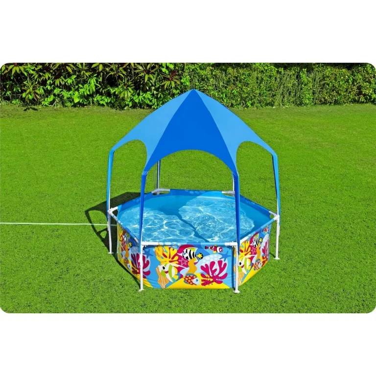 Dječji Bazen S Okvirom I Krovom 183 X 51 Cm Bestway 5618t 8
