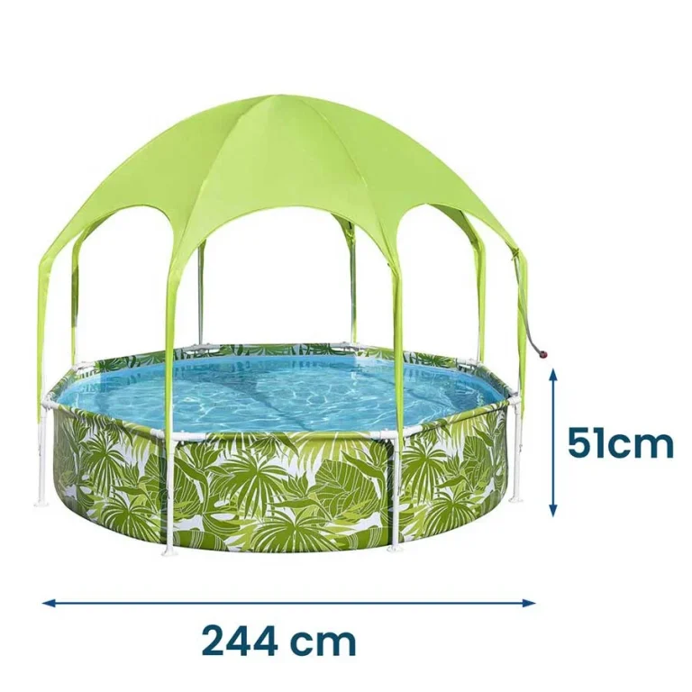 Dječji Bazen S Okvirom I Krovom 244x51 Cm Bestway 56432 11