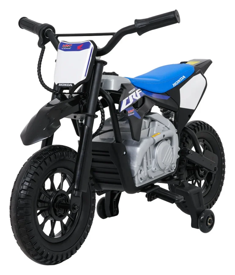 Dječji Električni Motocikl Honda Cfr450r Crni Motor Na Akumulator 2