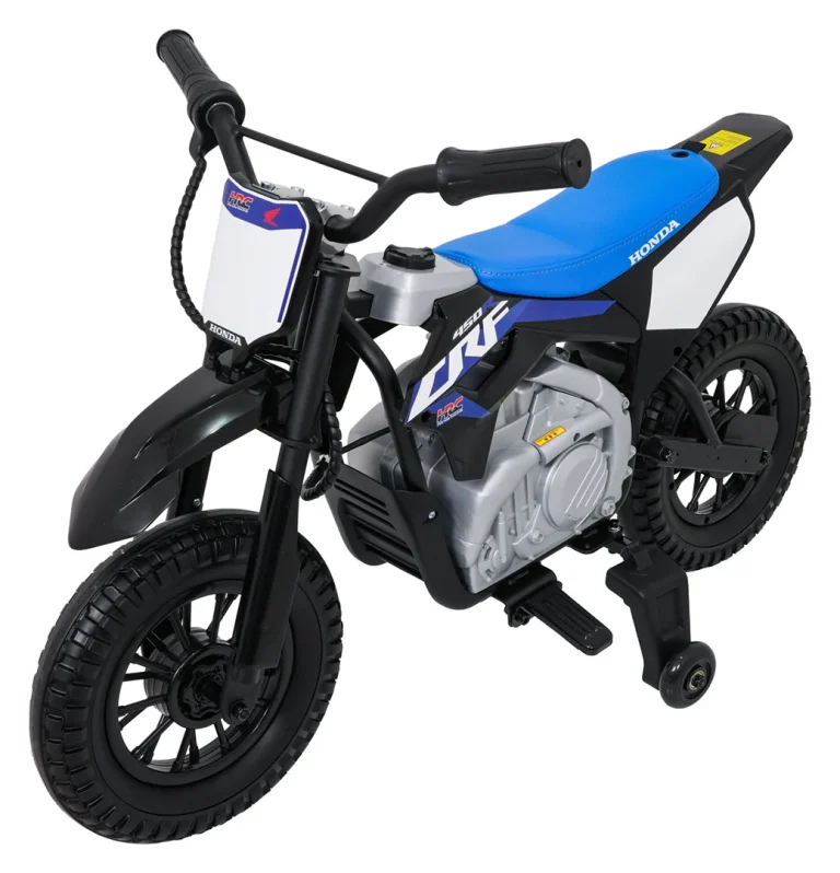 Dječji Električni Motocikl Honda Cfr450r Crni Motor Na Akumulator 20