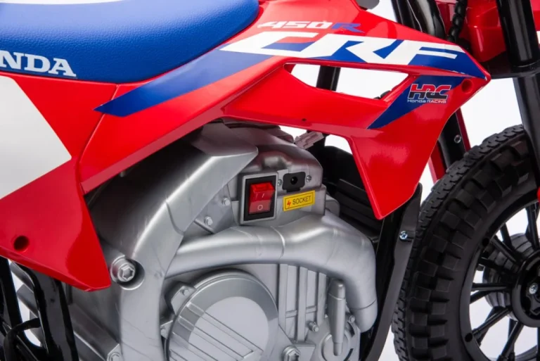 Dječji Električni Motocikl Honda Cfr450r Crveni Motor Na Akumulator 47