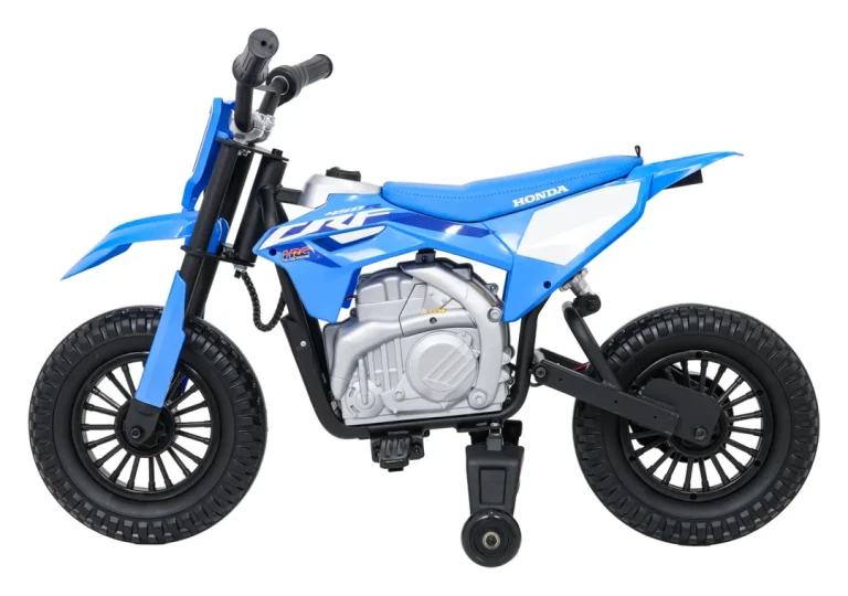 Dječji Električni Motocikl Honda Cfr450r Plavi Motor Na Akumulator 10