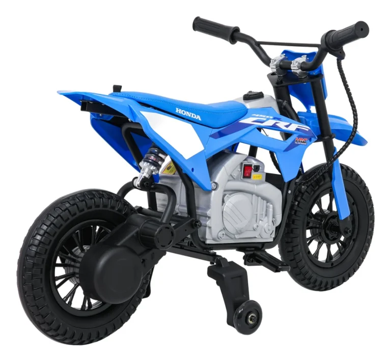 Dječji Električni Motocikl Honda Cfr450r Plavi Motor Na Akumulator 16