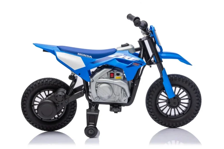 Dječji Električni Motocikl Honda Cfr450r Plavi Motor Na Akumulator 17