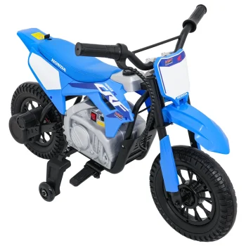 Dječji Električni Motocikl Honda Cfr450r Plavi Motor Na Akumulator 18