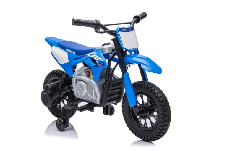 Dječji Električni Motocikl Honda Cfr450r Plavi Motor Na Akumulator 19