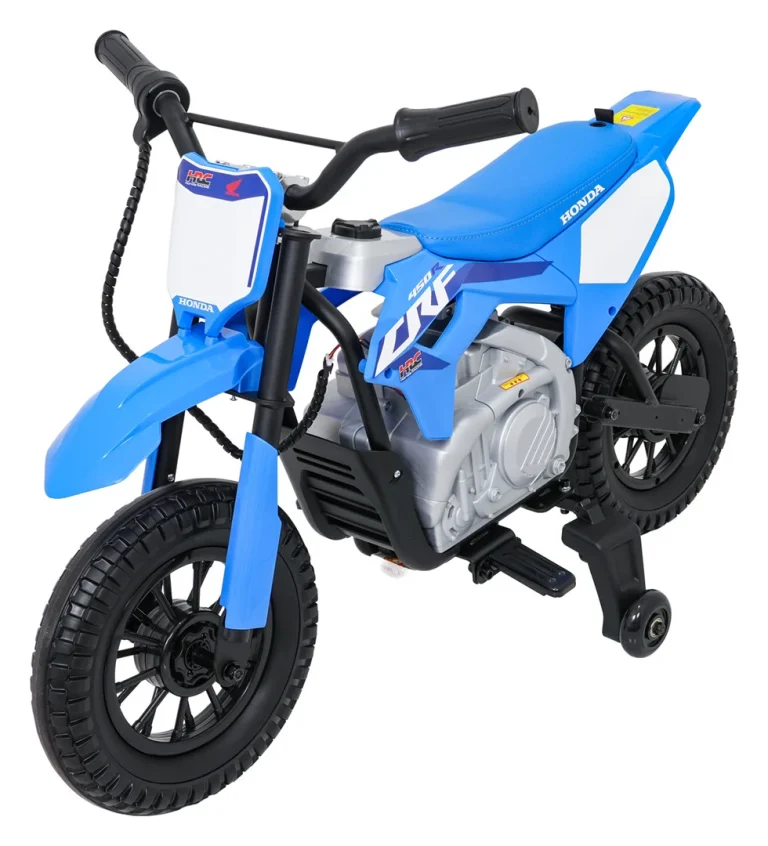 Dječji Električni Motocikl Honda Cfr450r Plavi Motor Na Akumulator 20