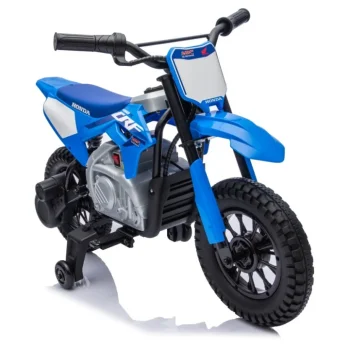 Dječji Električni Motocikl Honda Cfr450r Plavi Motor Na Akumulator 23