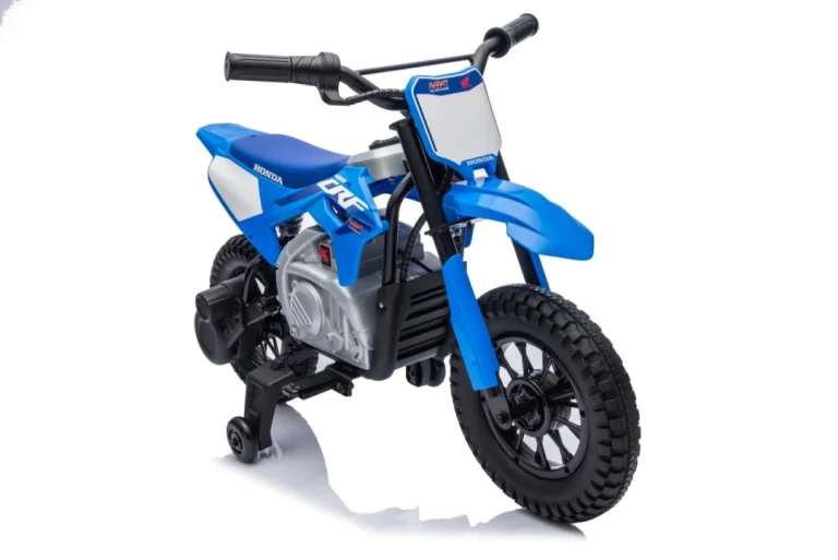 Dječji Električni Motocikl Honda Cfr450r Plavi Motor Na Akumulator 23