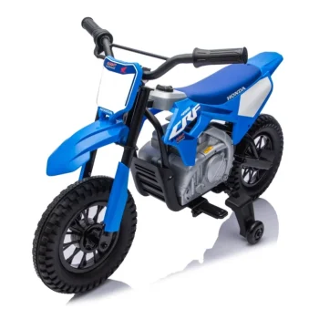 Dječji Električni Motocikl Honda Cfr450r Plavi Motor Na Akumulator 25