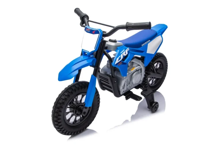 Dječji Električni Motocikl Honda Cfr450r Plavi Motor Na Akumulator 25