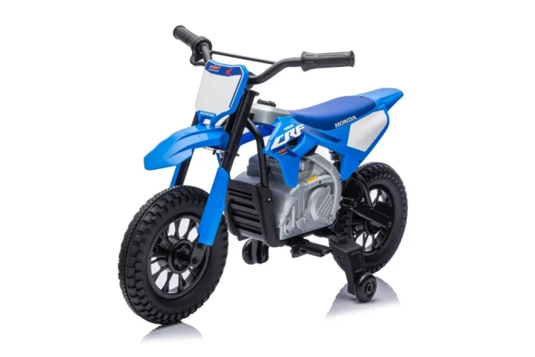 Dječji Električni Motocikl Honda Cfr450r Plavi Motor Na Akumulator 3