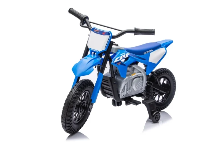 Dječji Električni Motocikl Honda Cfr450r Plavi Motor Na Akumulator 31