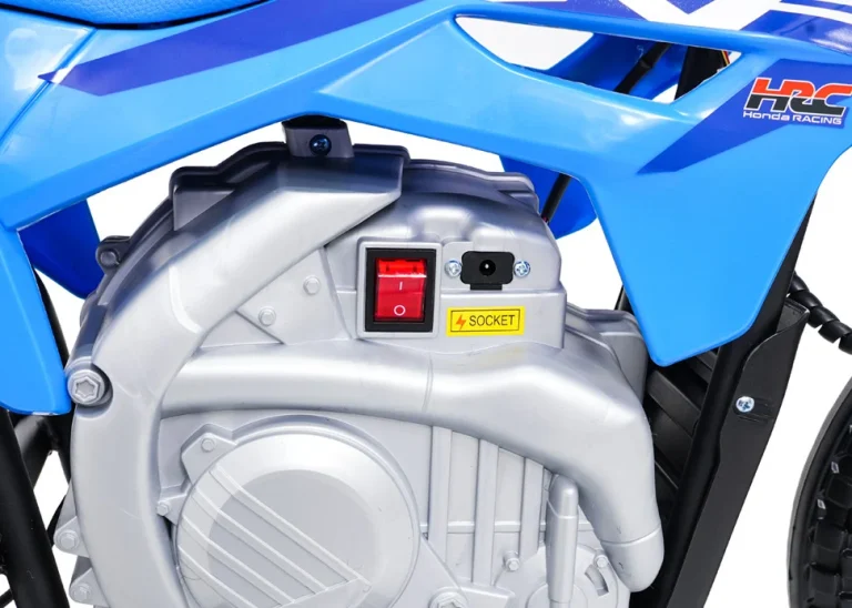 Dječji Električni Motocikl Honda Cfr450r Plavi Motor Na Akumulator 32