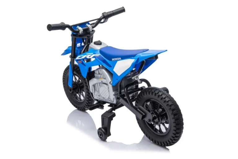 Dječji Električni Motocikl Honda Cfr450r Plavi Motor Na Akumulator 39