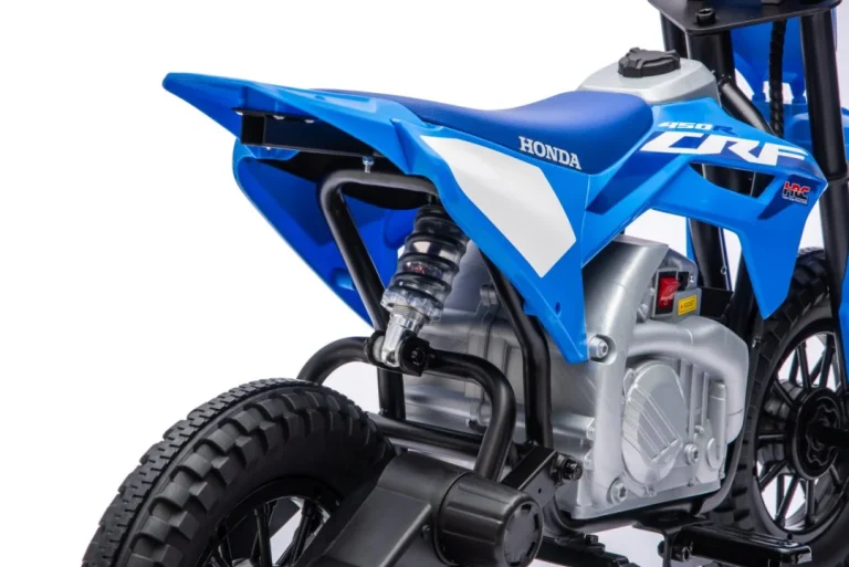 Dječji Električni Motocikl Honda Cfr450r Plavi Motor Na Akumulator 48