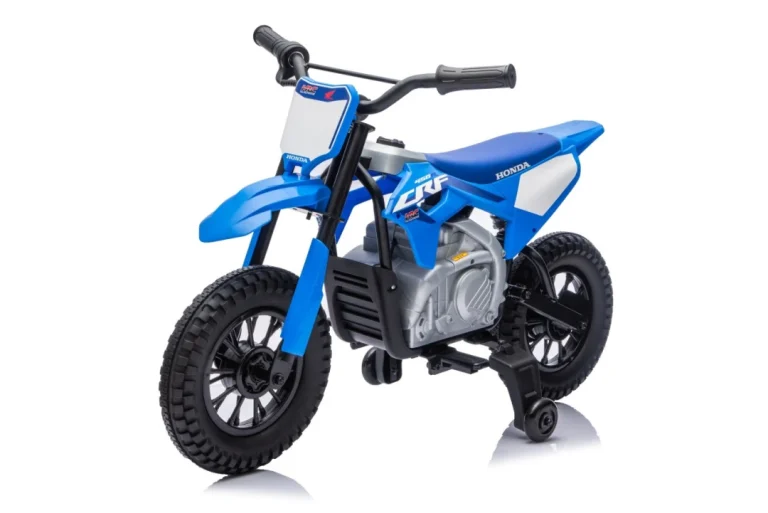 Dječji Električni Motocikl Honda Cfr450r Plavi Motor Na Akumulator 5