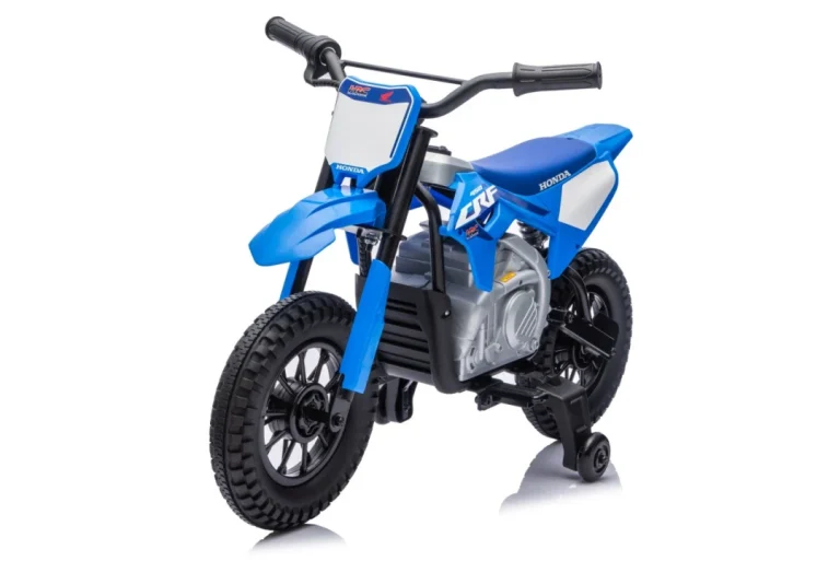Dječji Električni Motocikl Honda Cfr450r Plavi Motor Na Akumulator 51