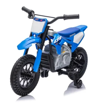 Dječji Električni Motocikl Honda Cfr450r Plavi Motor Na Akumulator 52