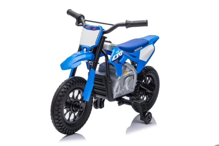 Dječji Električni Motocikl Honda Cfr450r Plavi Motor Na Akumulator 52