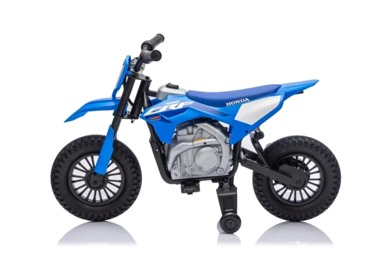 Dječji Električni Motocikl Honda Cfr450r Plavi Motor Na Akumulator 7