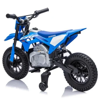 Dječji Električni Motocikl Honda Cfr450r Plavi Motor Na Akumulator 9